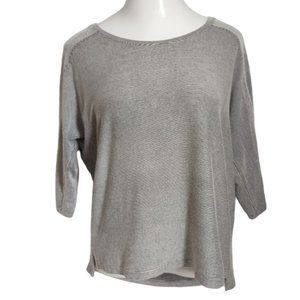 Artisan NY Black and White Pinstripe Knit Top